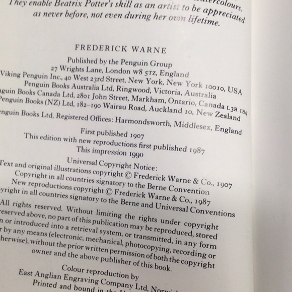 Beatrix Potter Bundle of Four Books New Color Reproductions - Picture 3 of 7